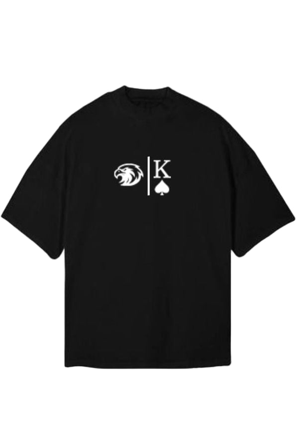 T-SHIRT BIG SIZE "KING OF KILOS" NOIR
