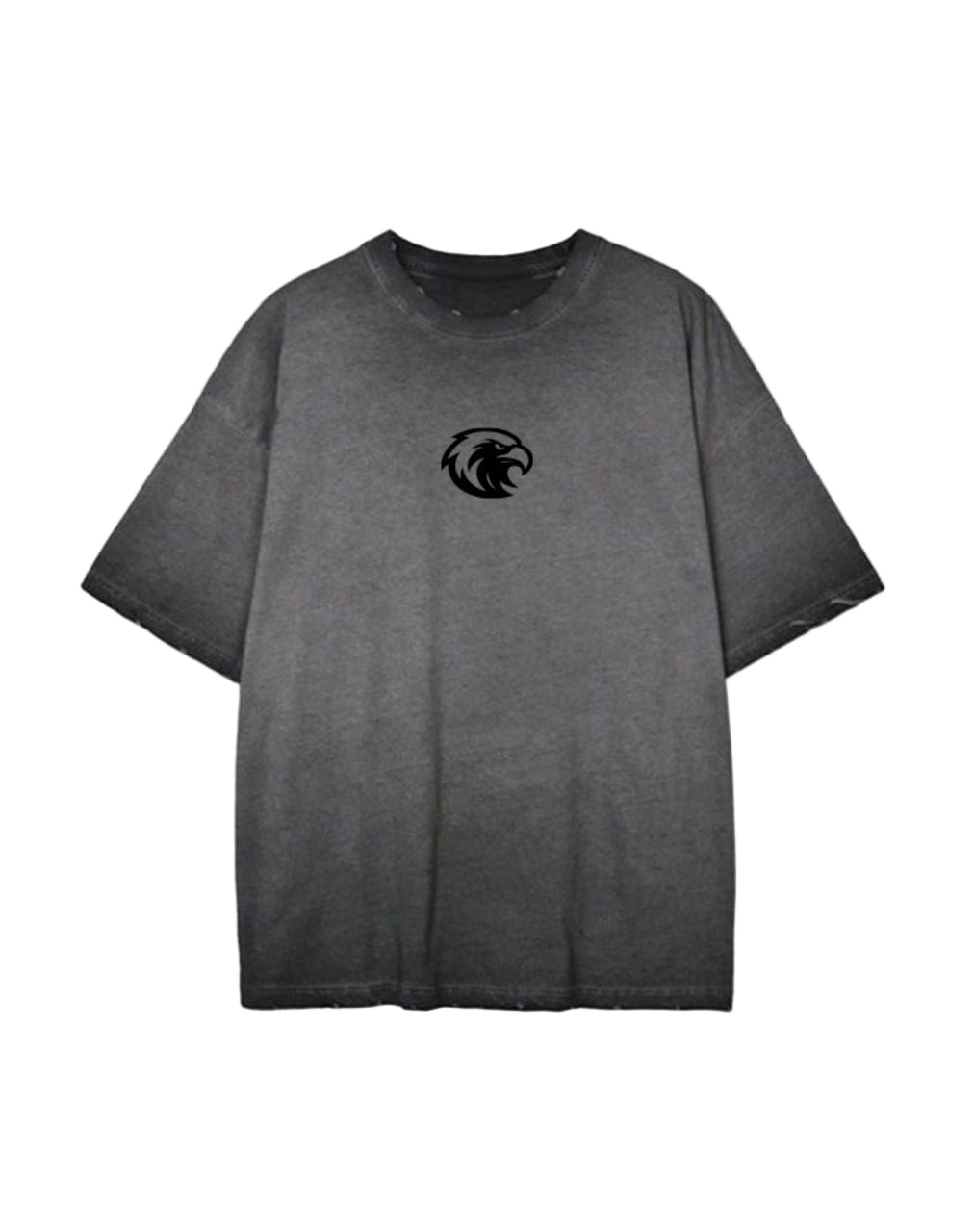 T-SHIRT BIG SIZE "EAGLE FIT" GRIS DÉLAVÉ
