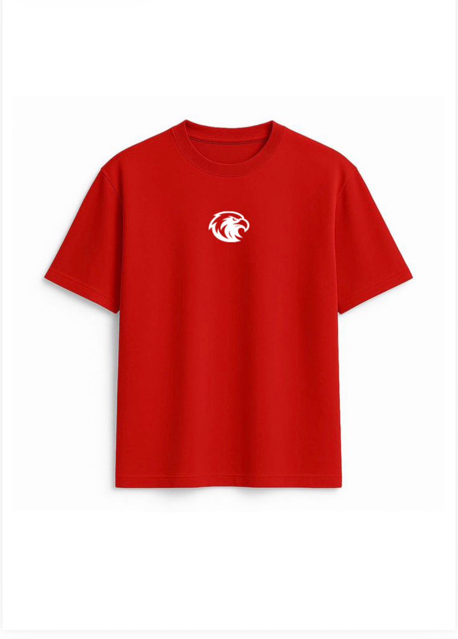 T-SHIRT BIG SIZE "EAGLE FIT" ROUGE ONE MORE REP