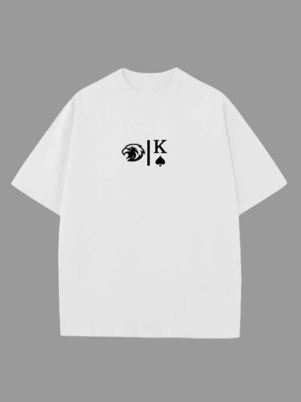 T-SHIRT BIG SIZE "KING OF KILOS" BLANC