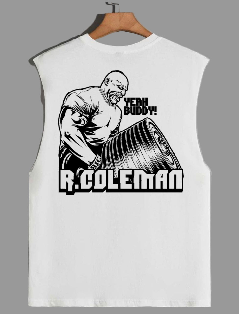 DÉBARDEUR "EAGLEFIT" COLEMAN BLANC